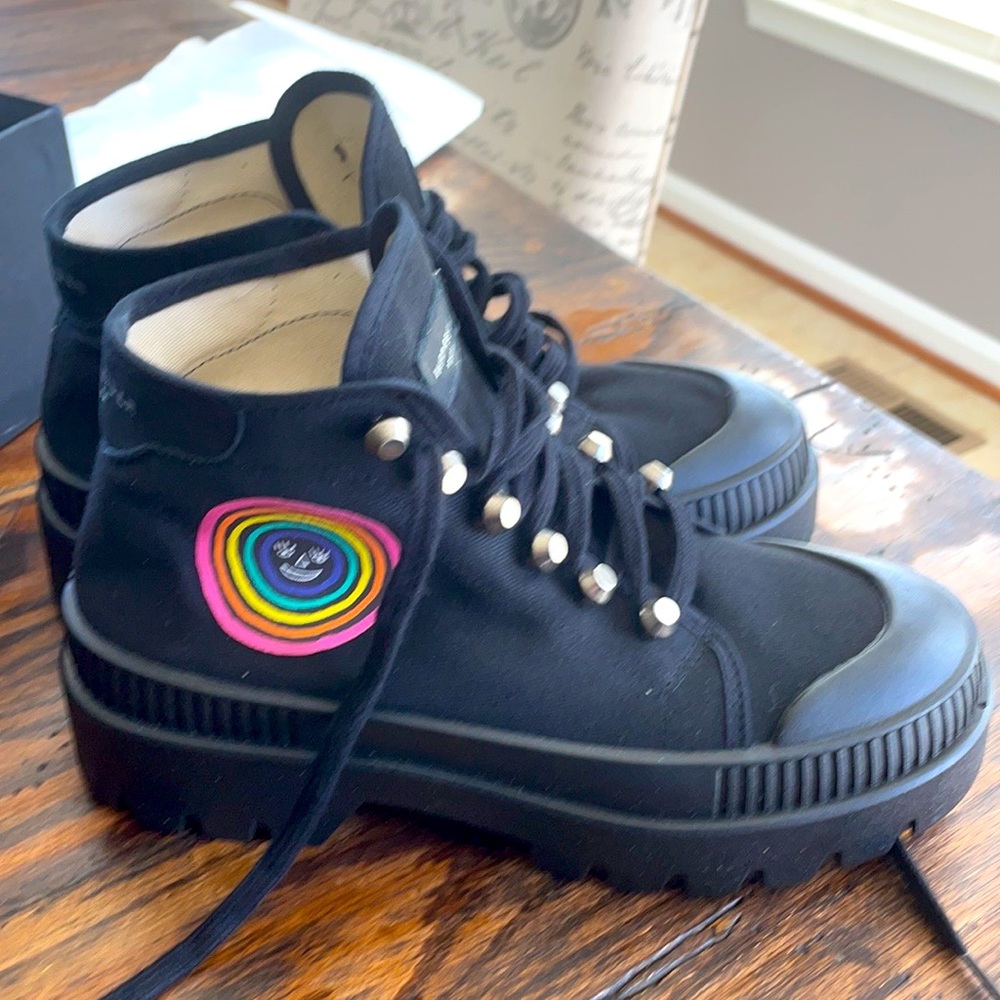 New in box, Kurt Geiger platform sneakers.  Amazing